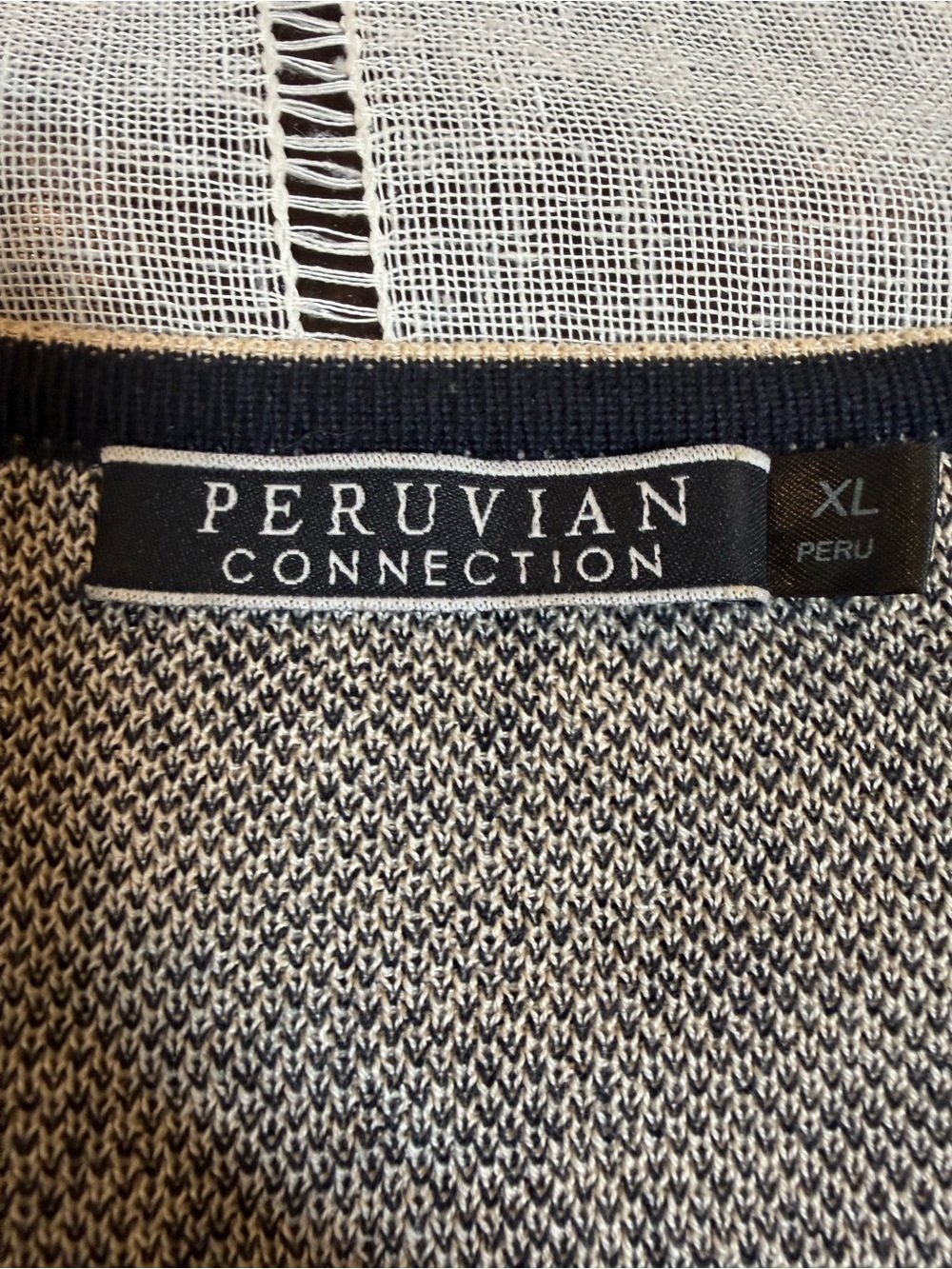Peruvian Connection Women's Gray Patterned Teddy Jacket xl - Picture 10 of 13